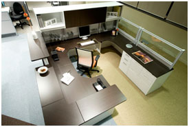 Example custom office desk